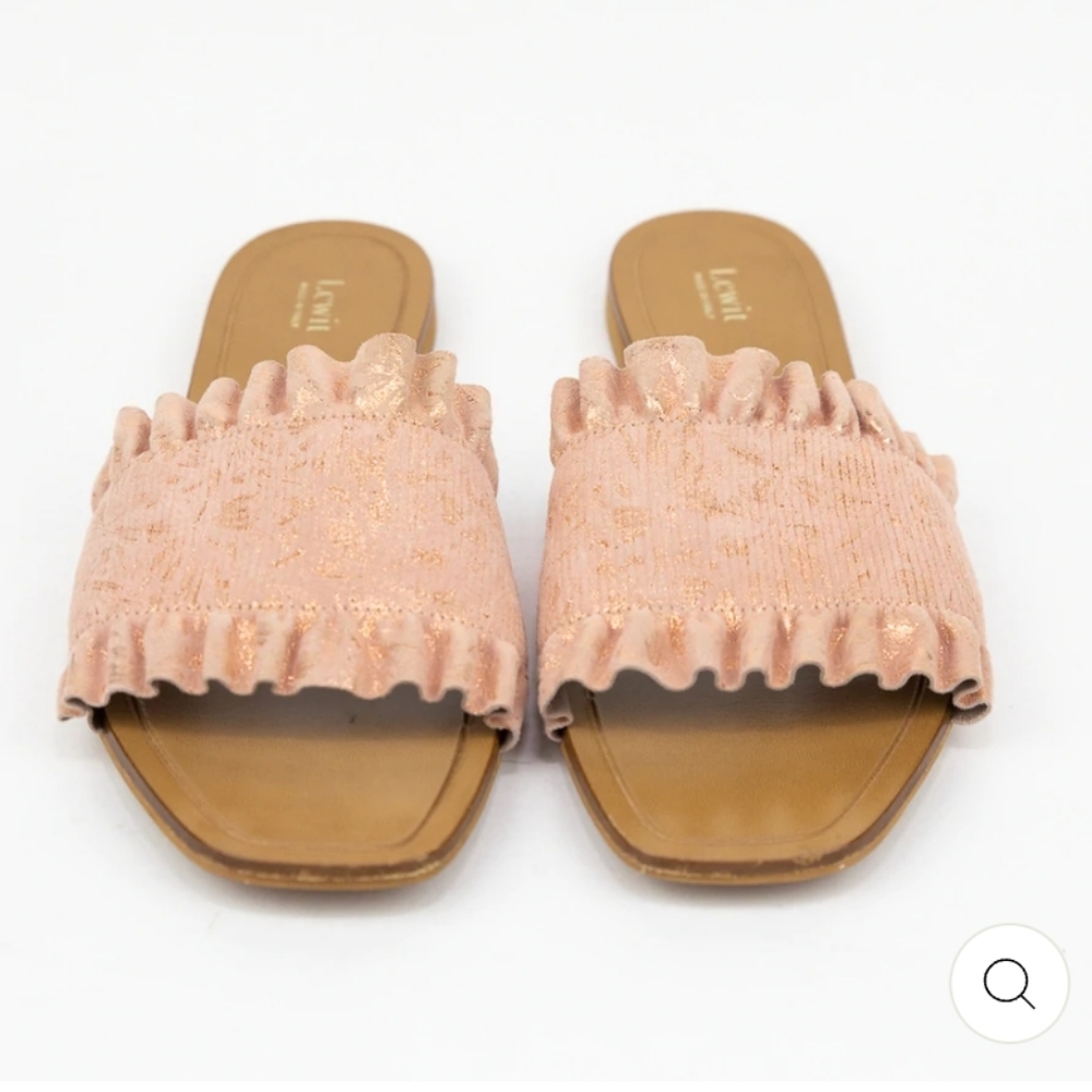 Lewit cassandra ruffle slides